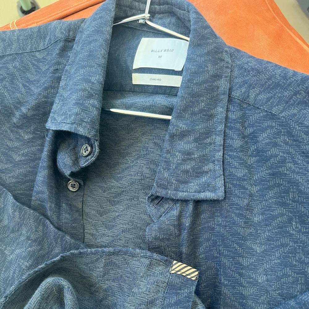 Billy Reid Standard Men’s Long Sleeve Button Up Size M